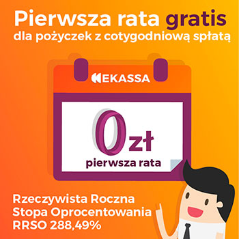 Pożyczka na raty jest dobra w Ekassa.pl